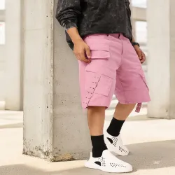 Kook N Keech Men Tab & Rivets Cargo Shorts