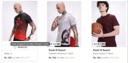 Kook N Keech Men Tshirt Starting @ ₹152