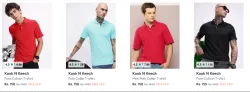 Kook N Keech Mens Polo Tshirt Starting @ ₹158