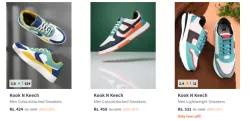 Kook N Keech Mens Sneakers at minimum 80% Discount