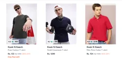 Kook N Keech Mens T-Shirt Starting at ₹133