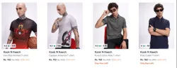 Kook N Keech Mens Tshirts Starting ₹152 