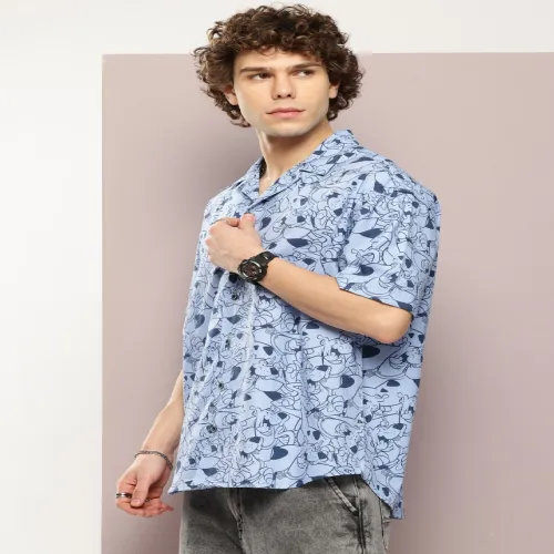 Image of Kook N Keech Toons Pure Cotton Scooby-Doo Printed Oversized Shirt