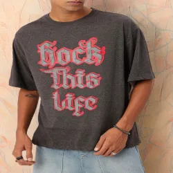 Kook N Keech Urban Edge Printed Oversized T-shirt