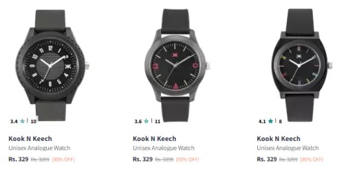 Image of Kook N Keech Watches for Men @ Up to 90% Discount