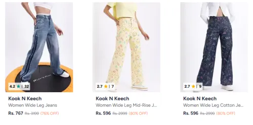 Image of Kook N Keech Women Jeans @ Upto 80% Discount