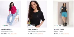 Kook N Keech Women Tshirt Starting @ ₹174