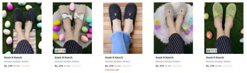 Image of kook N Keech Women's Footwear Starting At ₹279