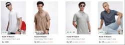 Kook N Keech Mens Tshirts at minimum 85% Discount