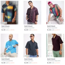 Kook N Keech Brand Mens Shirt @ Flat ₹199