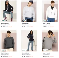 Kook N Keech Brand Sweatshirts @ Minimum 80% Discount 