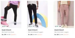 Kook N Keech Brand Track Pants @ Flat 85% Discount