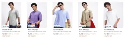 Kook N Keech Mens Over Sized T-Shirts at minimum 80% Discount
