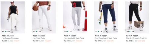 Image of Kook N Keech Track Pants at minimum 68% Discount