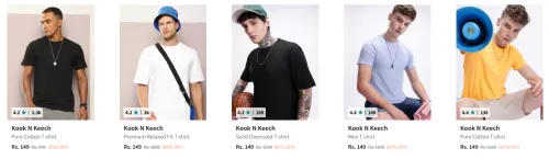 Image of Kook N Keech T-shirts upto 87% Discount