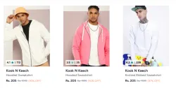Koook N Keech Mens Sweatshirts Starting ₹205