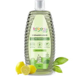 Koparo Organic Dishwash Liquid 750ml Lime And Basil Fragrance