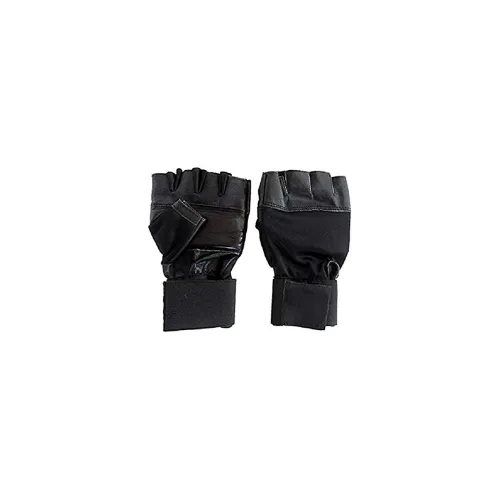 Image of Korbax Leather Finger Cut Gym Gloves