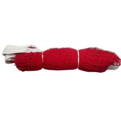 KORBAX Nylon Badminton Net, Practice Net Court Net, Badminton Nets 21x2.5 ft (Red)