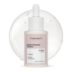 Korean Glow Serum with Ginseng,Vitamin C & Hyaluronic Acid – 30ml | K-Beauty Radiance Booster | 98% Natural, 72% Organic | Face Serum for Brightening Serum 30ml (Pack of 1)