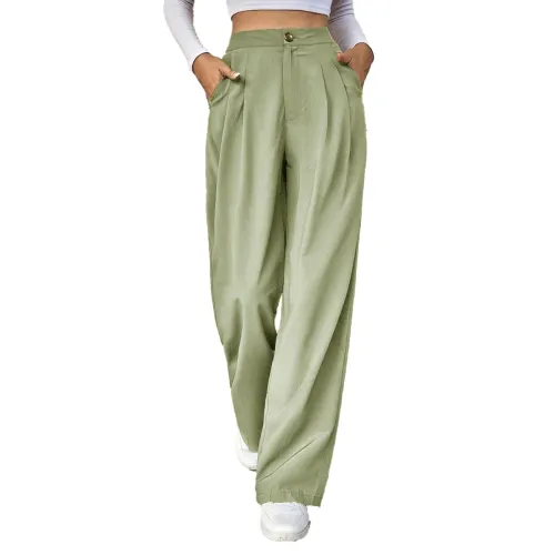 Image of KOTTY High Rise Straight Trousers