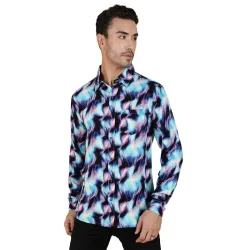 KOTTY Mens Printed Regular Fit Shirt
