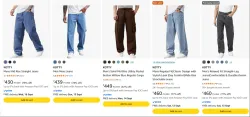KOTTY Men’s Jeans at minimum 77% Discount