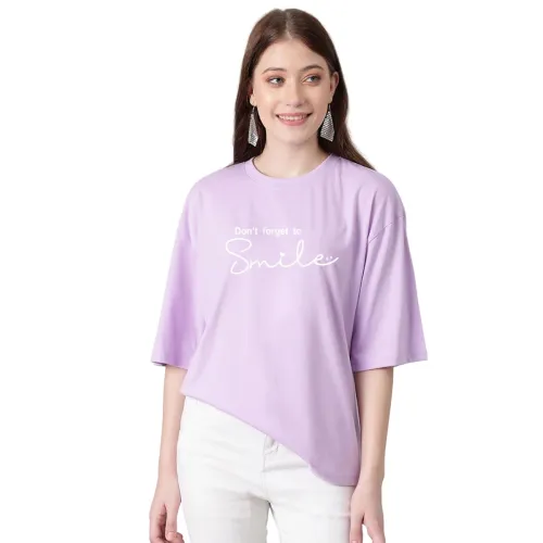 Image of KOTTY Quirky Printed T-Shirt for Women 