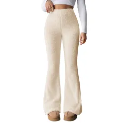 KOTTY Women’s Coral Fabric Flared Fit Pant 