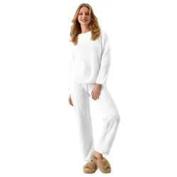 KOTTY Womens Fleece Winter Lounge Set Ultra-Soft Cozy