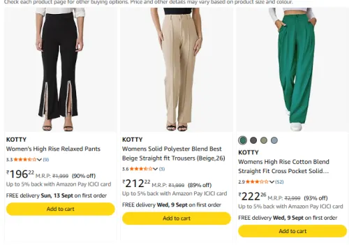 Image of Kotty Women 's From 90% Discount