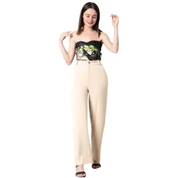 KOTTY Women's Lightweight Loose Fit Casual Wear Pants