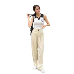 KOTTY Women's Regular Fit Mid Rise Trouser
