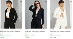 Kotty Womens Blazer Starting @ ₹230