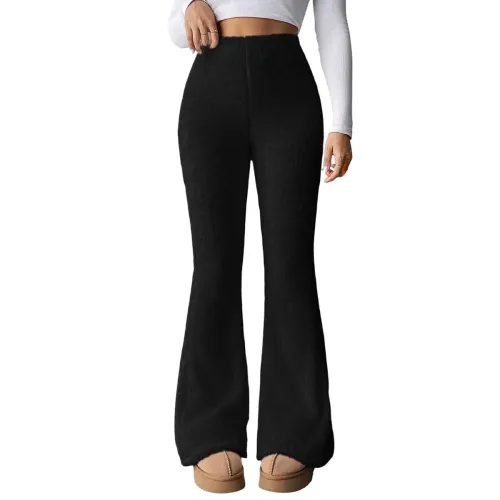 Image of KOTTY Women’s Coral Fabric Flared Fit Pant 