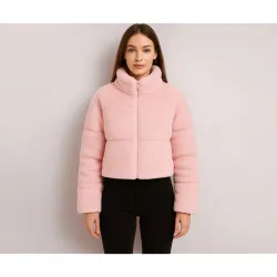 KOTTY Women’s Cozy Fit Full Sleeve Coral Fleece Zip Jacket