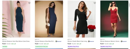 Image of Kotty Women's Dresses upto 92% Discount