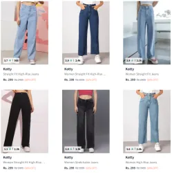 Kotty Womens Jeans @ Minimum 80% Discount