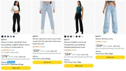 Kotty Women's Jeans upto 89% discount