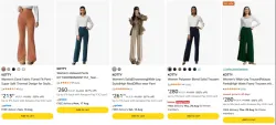 KOTTY Women's Pants at minimum 80% Discount