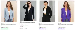 KOTTY Womens Readymade Blazers starting ₹155