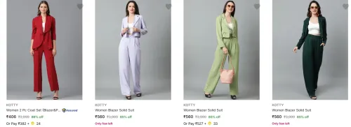 Image of Kotty Women's Readymade Suits upto 89% Discount