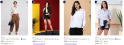 KOTTY Womens Shirts at minimum 80% Discount