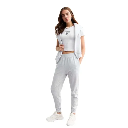 Image of KOTTY Women's Stretch Fit Mid Rise Trackpants