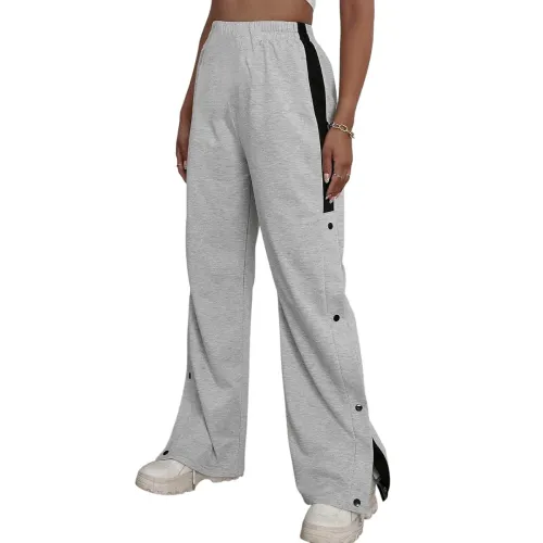 Image of KOTTY Womens Solid Brainstem Grey Pull On Track Pant