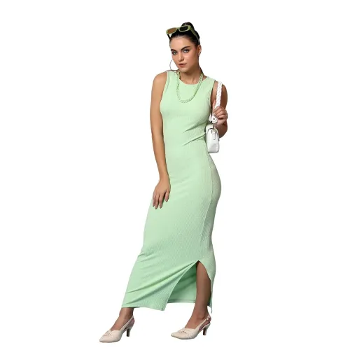 Image of KOTTY Women's Trendy Threads Halo Bliss Green Dress