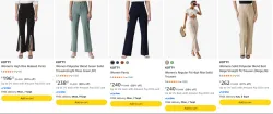 KOTTY Womens Trousers Starting @ ₹196 