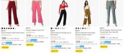 KOTTY Womens Trousers upto 90% Discount