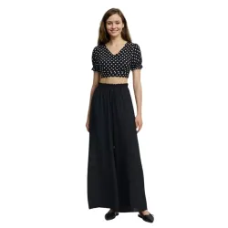 KOTTY Womens Wide-Leg Trouser|Palazzo Pants|High Waist Flowy Trousers