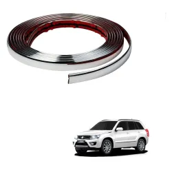 Kozdiko Car Side Window Chrome Beading Roll 10MM 20 Mtr for Maruti Suzuki Grand Vitara